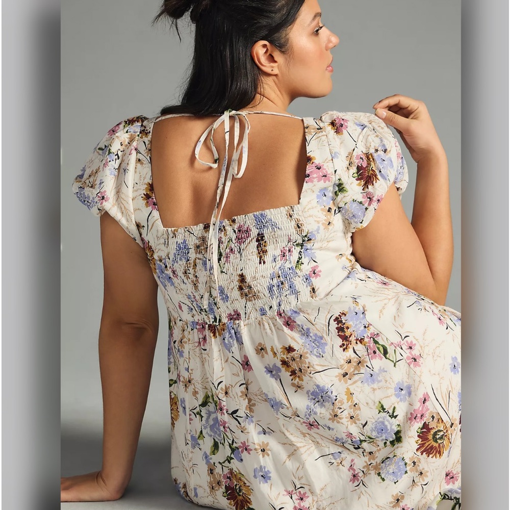 🌸BEAUTIFUL FLORAL CAP SLEEVE DRESS - Picture 10 of 11